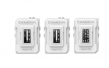 CKMOVA Vocal X V2W – podwójny zestaw bezprzewodowych mikrofonów na kamerę