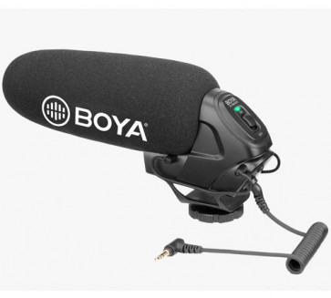 BOYA BY-BM3030 - Superkardioidalny mikrofon pojemnościowy typu shotgun