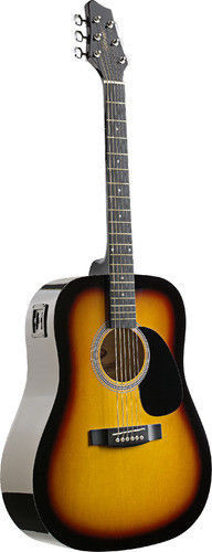 Stagg SW-201 SB VT - gitara elektro-akustyczna