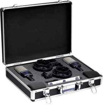 AKG C 214 Stereo Set - zestaw stereo mikrofonów pojemnościowych w walizce