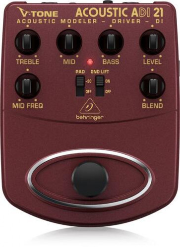 BEHRINGER ADI21 - Efekt gitarowy z preampem i DI-boxem.