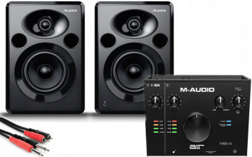 Alesis Elevate 5 MkII + M-audio AIR 192/4 + kable - kompletny zestaw