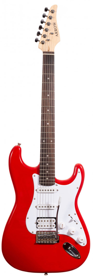 Arrow ST 211 Diamond Red Rosewood/white - gitara elektryczna