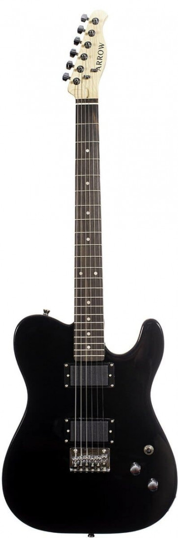 ‌Arrow TL 22 Mat Black Rosewood /T-shell - gitara elektryczna front