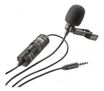 BOYA BOYA BY-M1 - Uniwersalny mikrofon krawatowy na TRRS