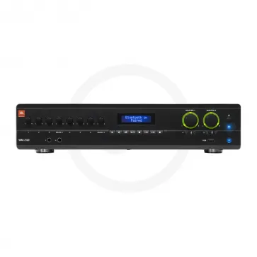 JBL VMA 2120 - Dwukanałowy wzmacniacz miksujący, 8 x wejście, 70V/100V, odtwarzacz USB/Bluetooth