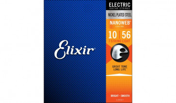 Elixir 12057 Nanoweb 10-56 (komplet 7-strunowy) - struny elektryczne