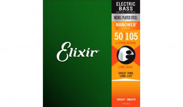 Elixir 14102 NanoWeb Heavy 50-105 - struny basowe
