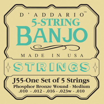 DADDARIO J55 - Struny do banjo