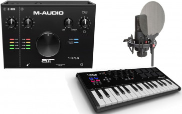 M-AUDIO AIR 192/4 + sE X1S Vocal Pack + M-Audio Axiom AIR Mini 32 - zestaw