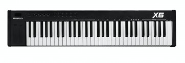 MIDIPLUS- X6 II BLACK - Klawiatura sterująca - kontroler USB / MIDI, 61 czułych klawiszy w stylu fortepianowym w kolorze czarnym B-STOCK