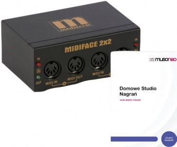 MIDITECH MIDIFACE 2x2 - MIDI Interfejs + kurs