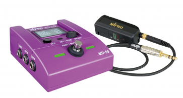 MIPRO MR-58UC - Odbiornik podłogowy MR-58 + nadajnik miniaturowy MT-58UC do ukulele (w zestawie mikrofon UM-10C z uchwytem oraz ładowarka MP-24)
