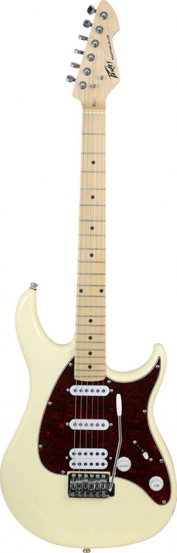 ‌Peavey Raptor Plus Ivory SSH - gitara elektryczna‌ front