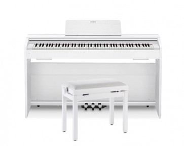 Casio PX-870 WE + ława Serwis pianin w domu klienta