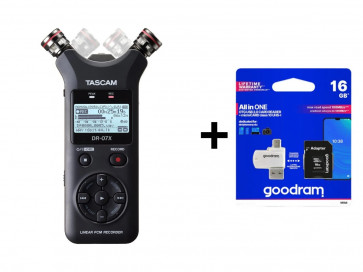 Tascam DR-07X + microSDHC 16GB
