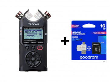 Tascam DR-40X + microSDHC 16GB