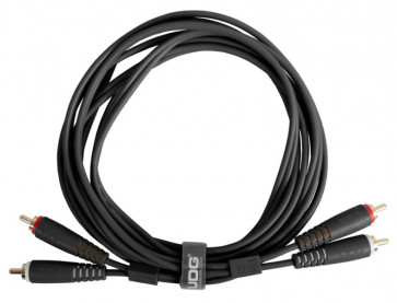 UDG ULT Cable 2xRCA Black ST 1,5m - Kabel