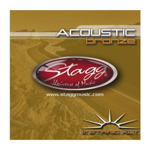 Stagg AC 12 ST BR - struny do gitary akustycznej, dwunastostrunowej