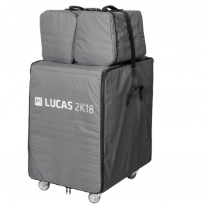 ‌HK Audio LUCAS 2K18 torba na kółkach plus pokrowce(1x Sub Cover, 2x Sat Cover)