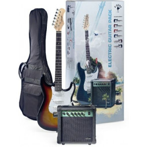 Stagg ESURF 250 SB - gitara elektryczna z wyposażeniem