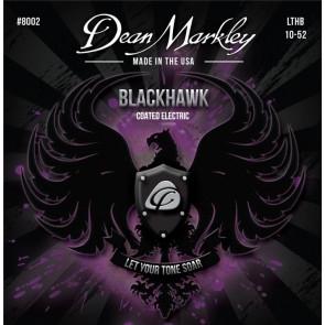 DEAN MARKLEY BLACKHAWK COATED ELECTRIC 8002 LTHB 10-52 - Struny do gitary elektrycznej