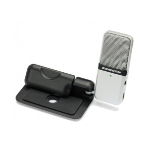 Samson Go Mic - przenośny uniwersalny mikrofon mikro-USB , Kardioida - Dookólny, 16-bit/44.1kHz, gniazdo słuchawkowe, pokrowiec , oprogramowanie B-STOCK