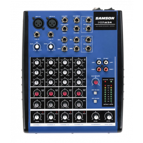 Samson MDR624 - mikser audio 2x MIC/LINE, 2x stereo, 1 x AUX