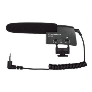 Sennheiser MKE 400 - Shotgun microphone + zestaw dwóch kursów video
