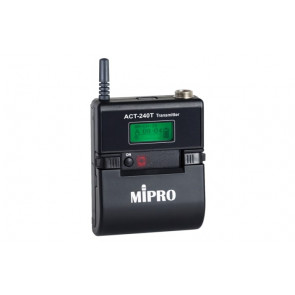 ‌Mipro ACT-240T - 2.4G cyfrowy2.4G cyfrowy nadajnik bodypack dedykowany do serii ACT-2400 oraz modułów MRM-24