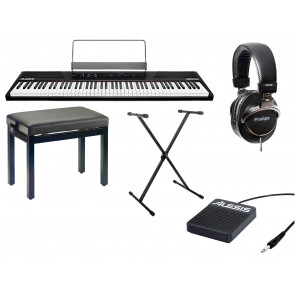 ALESIS Recital - zestaw pianino statyw ława pedał słuchawki