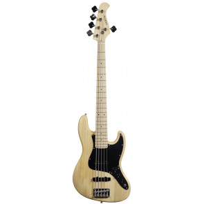 Arrow Louisiana 5 Bass Natural Maple/black - gitara basowa B-STOCK