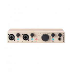 Arturia MiniFuse 2 Champagne interfejs front
