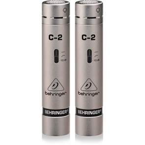 BEHRINGER C-2 - zestaw 2 sparowanych, studyjnych mikrofonów pojemnościowych.