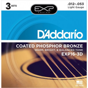 DADDARIO EXP16-3D - Struny do gitary akustycznej
