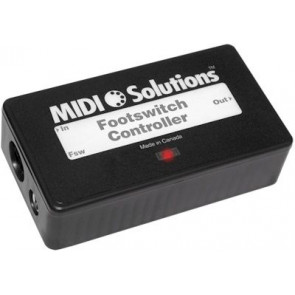 MIDI SOLUTIONS- FOOTSWITCH CONTROLLER