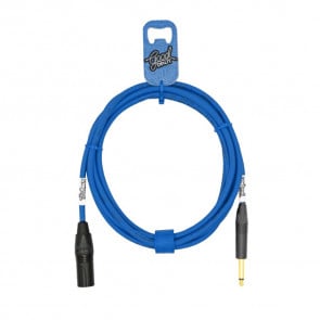 GoodDrut Kabel Jack - XLR-M niebieski 2m. - Kabel Audio