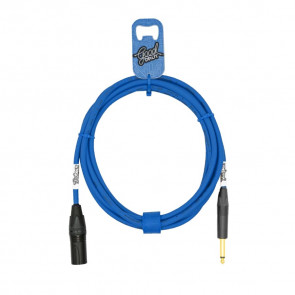 GoodDrut Kabel Jack - XLR-M niebieski 3m. - Kabel Audio