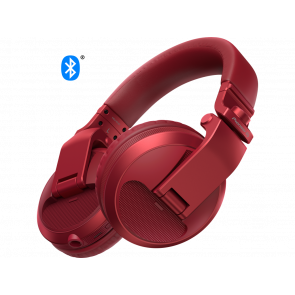 PIONEER HDJ-X5BT-R - czerwone słuchawki bezprzewodowe Bluetooth