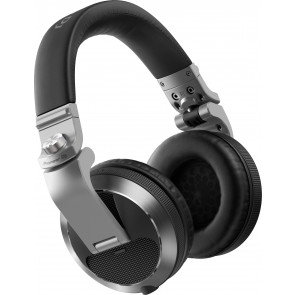 ‌Pioneer HDJ-X7-S - srebrne słuchawki DJ serii X