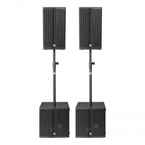 HK Audio Compact Venue Pack (2x Linear 3 112FA, 2x L Sub 1500A, 2x K&M M20, 4x covers) - kompletny zestaw nagłośnieniowy
