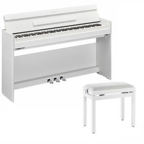 Yamaha YDP-S54WH - pianino cyfrowe - Białe + ŁAWA