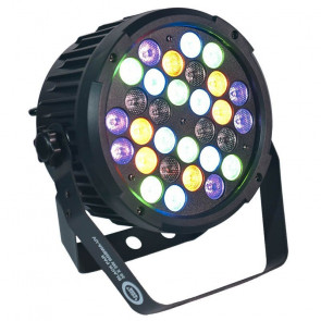 LIGHT4ME BLACK PAR 30x3W RGBA-UV LED - reflektor sceniczny estradowy‌