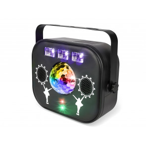 LIGHT4ME MULTIBOX - LED multi-effect disco ball laser front