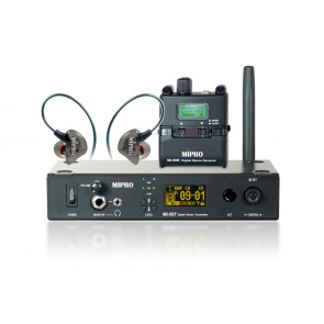 M‌IPRO MI-58 SET - Cyfrowy stereofoniczny system monitoringu dousznego. W zestawie: 