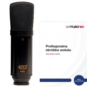 MXL 440 - mikrofon + kurs obróbki wokalu - zestaw