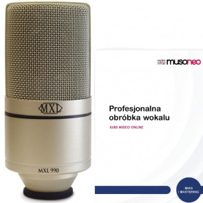 MXL 990 + kurs obróbki wokalu - zestaw
