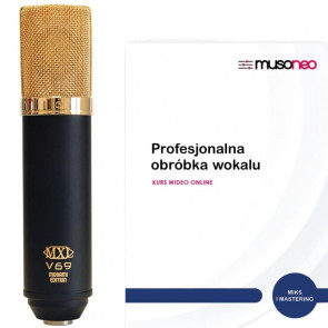 MXL V69 Mogami - Mikrofon + kurs obróbki wokalu - zestaw