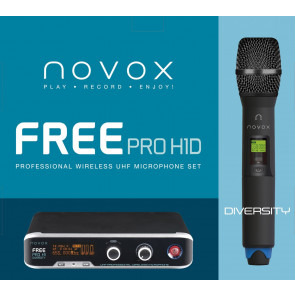 Novox FREE PRO H1 True Diversity - Mikrofon bezprzewodowy pojedynczy True Diversity