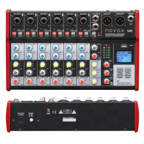 Novox M8 MKII - mikser BT/MP3/USB
